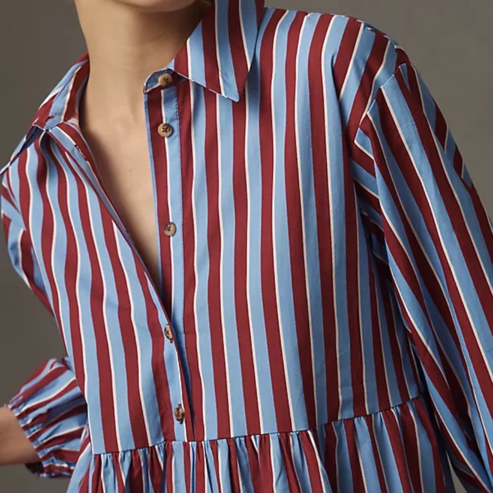 Anthropologie Maeve Striped Bettina Dress - Picture 4 of 6